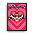 Powerpuff Girls framed wall art print — HIBR