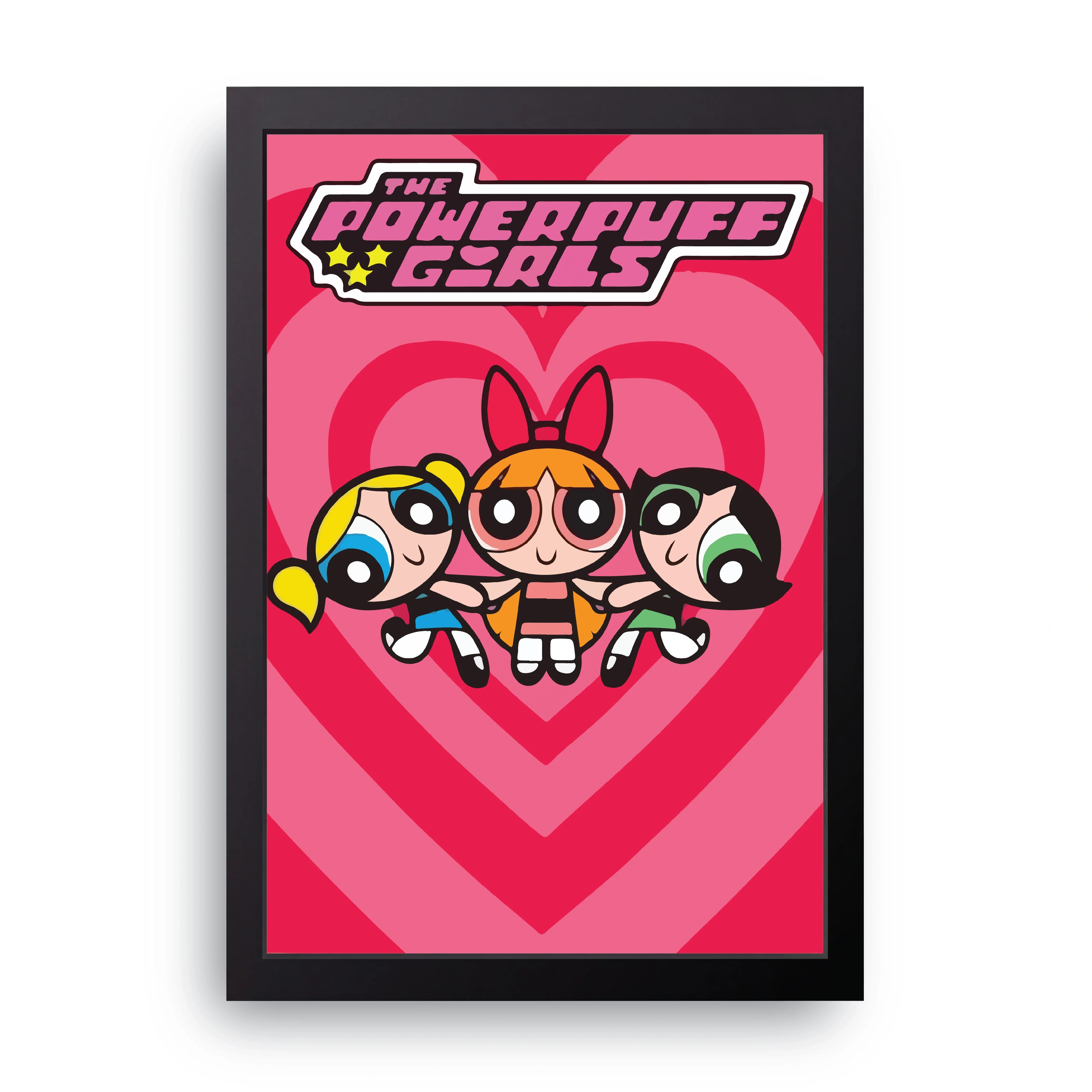 Powerpuff Girls framed wall art print — HIBR