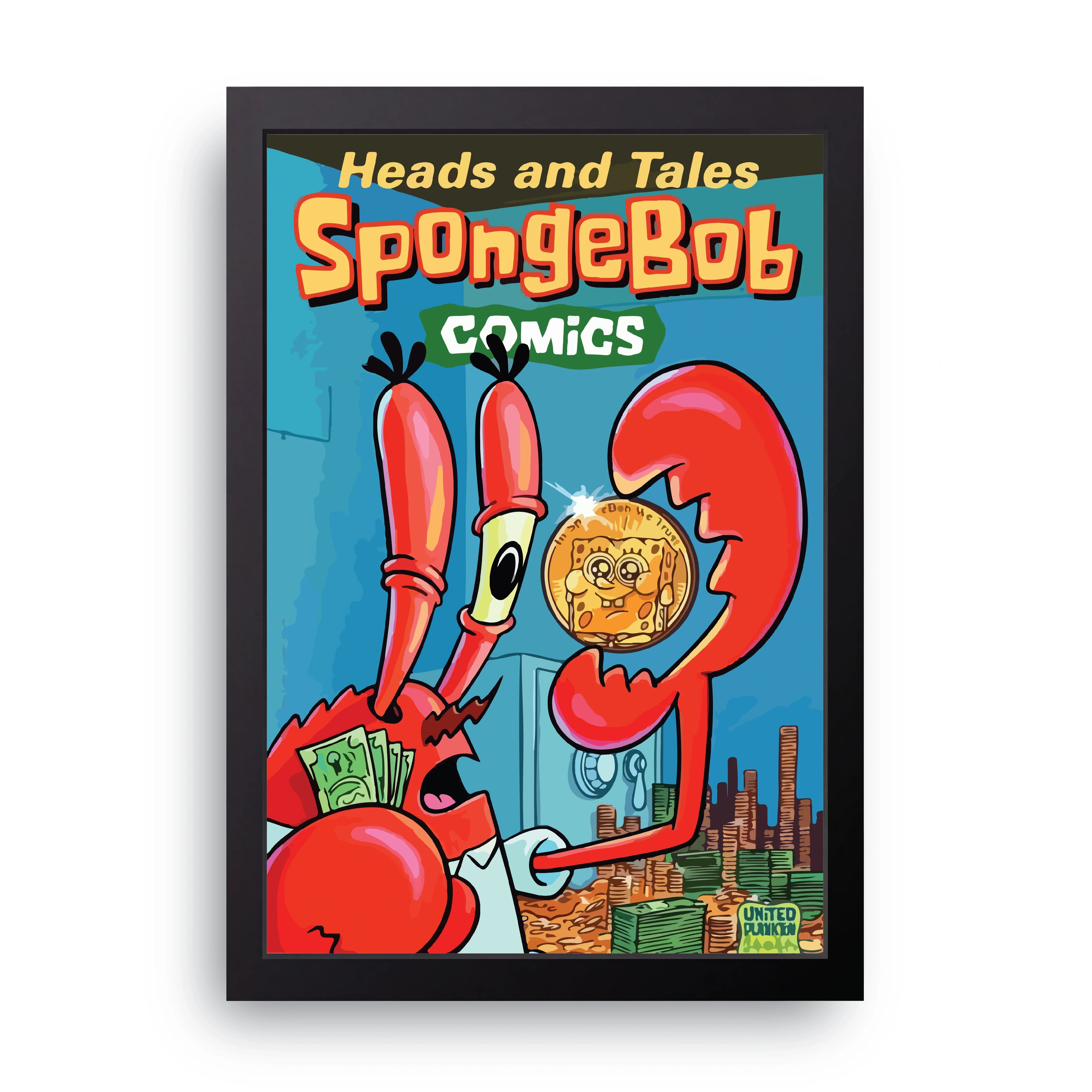 SpongeBob Comics framed wall art print — HIBR