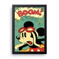Mickey Boom framed wall art print — HIBR