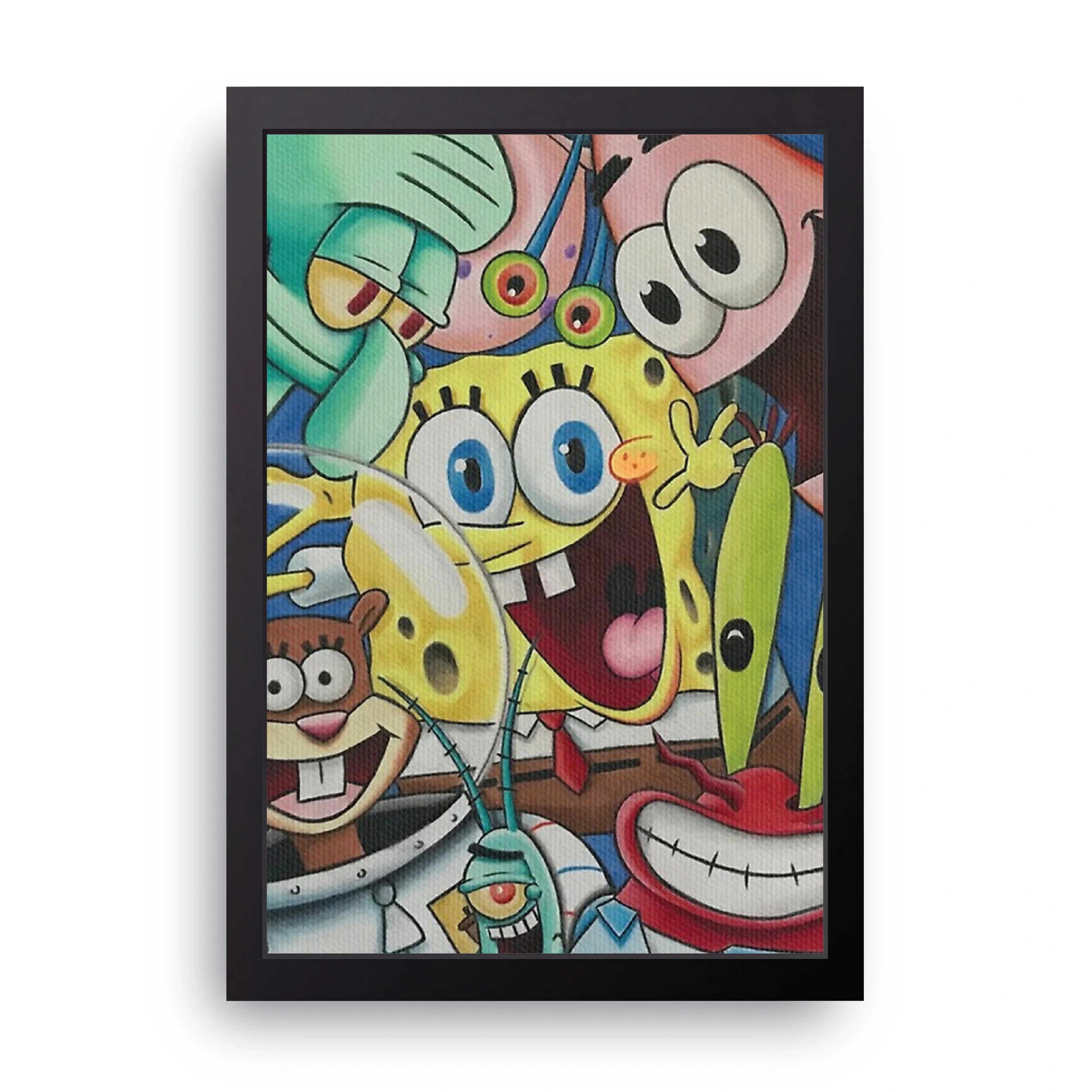 Bikini Bottom Crew framed wall art print — HIBR