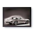 Silver Classic Car framed wall art print — HIBR