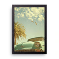 Palm Tree Cruiser framed wall art print — HIBR