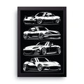 Miata Lineup framed wall art print — HIBR
