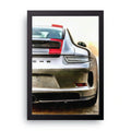 Porsche Rear framed wall art print — HIBR