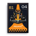 McLaren F1 framed wall art print — HIBR