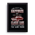 Classic Cars Quote framed wall art print — HIBR