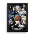 DEATH NOTE 1 framed wall art print — HIBR