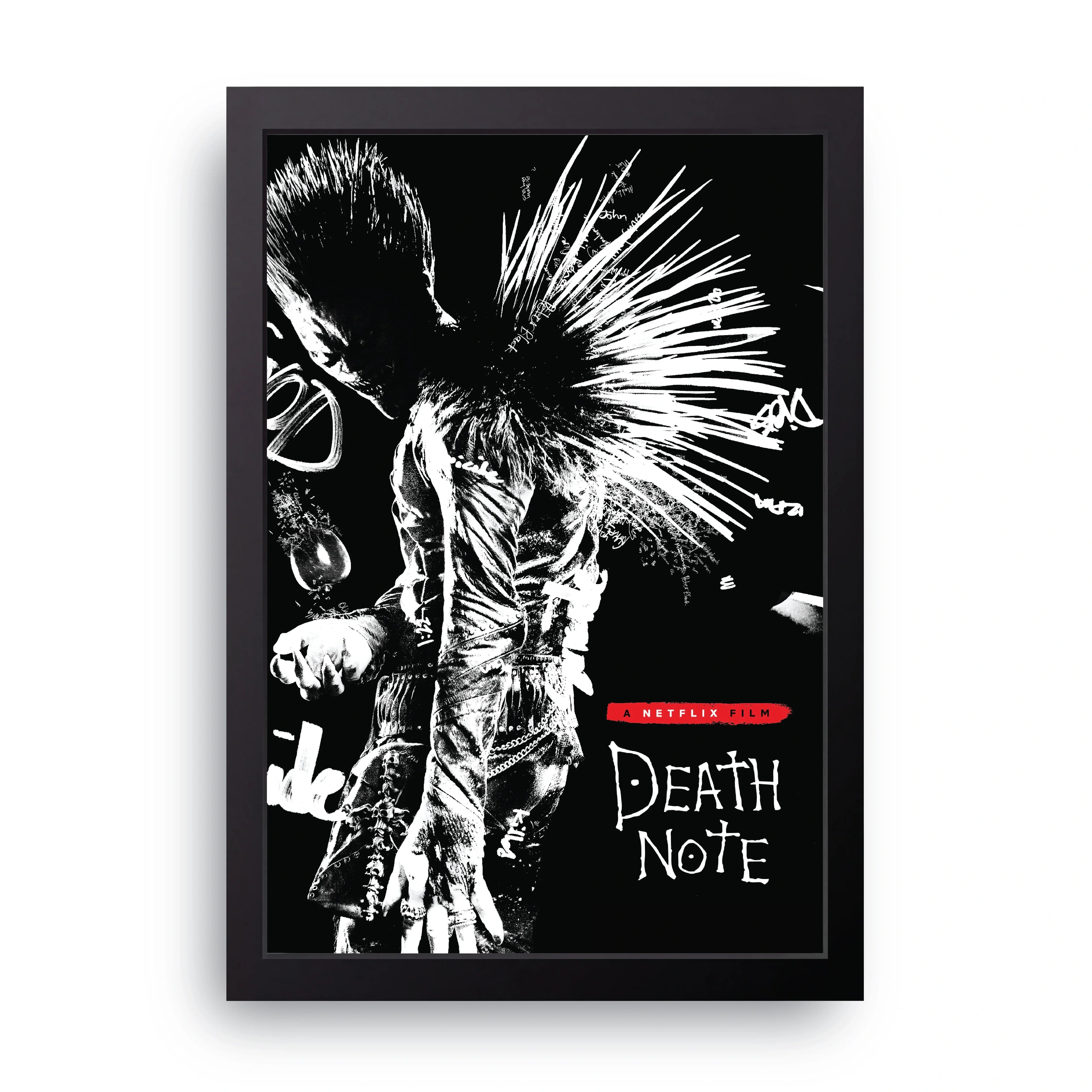 DEATH NOTE 3 framed wall art print — HIBR