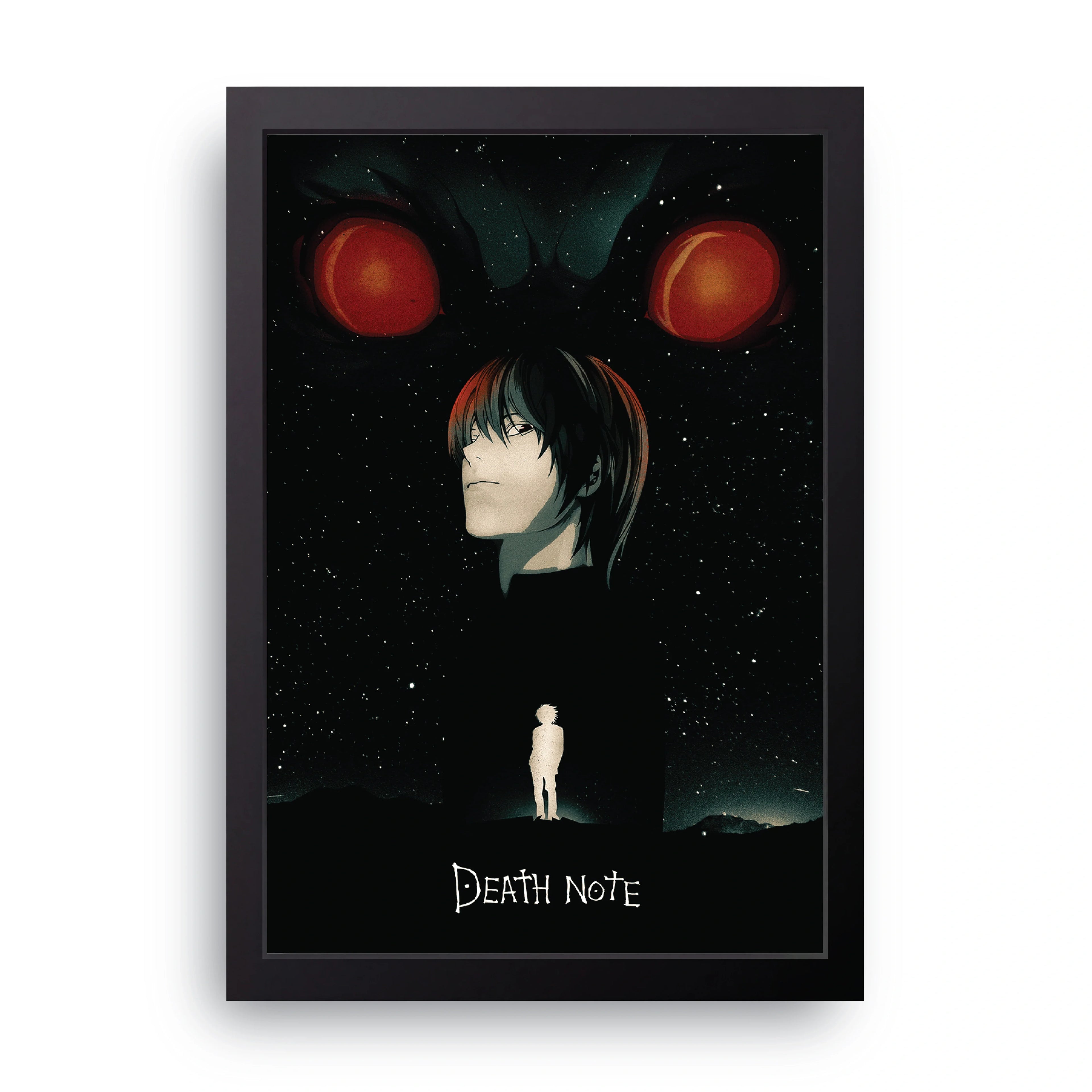 DEATH NOTE 5 framed wall art print — HIBR