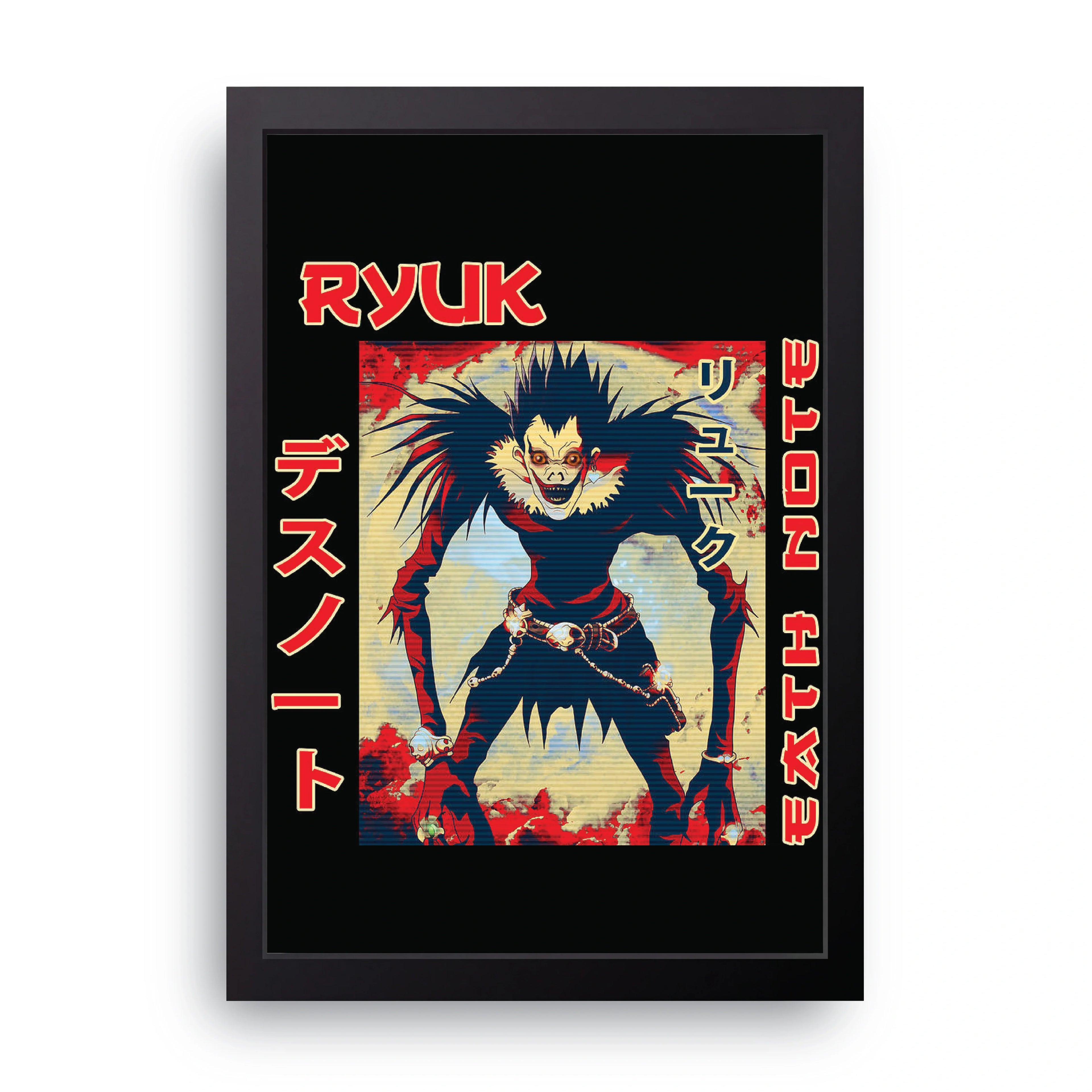 DEATH NOTE 8 framed wall art print — HIBR