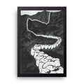 Teeth Landscape framed wall art print — HIBR