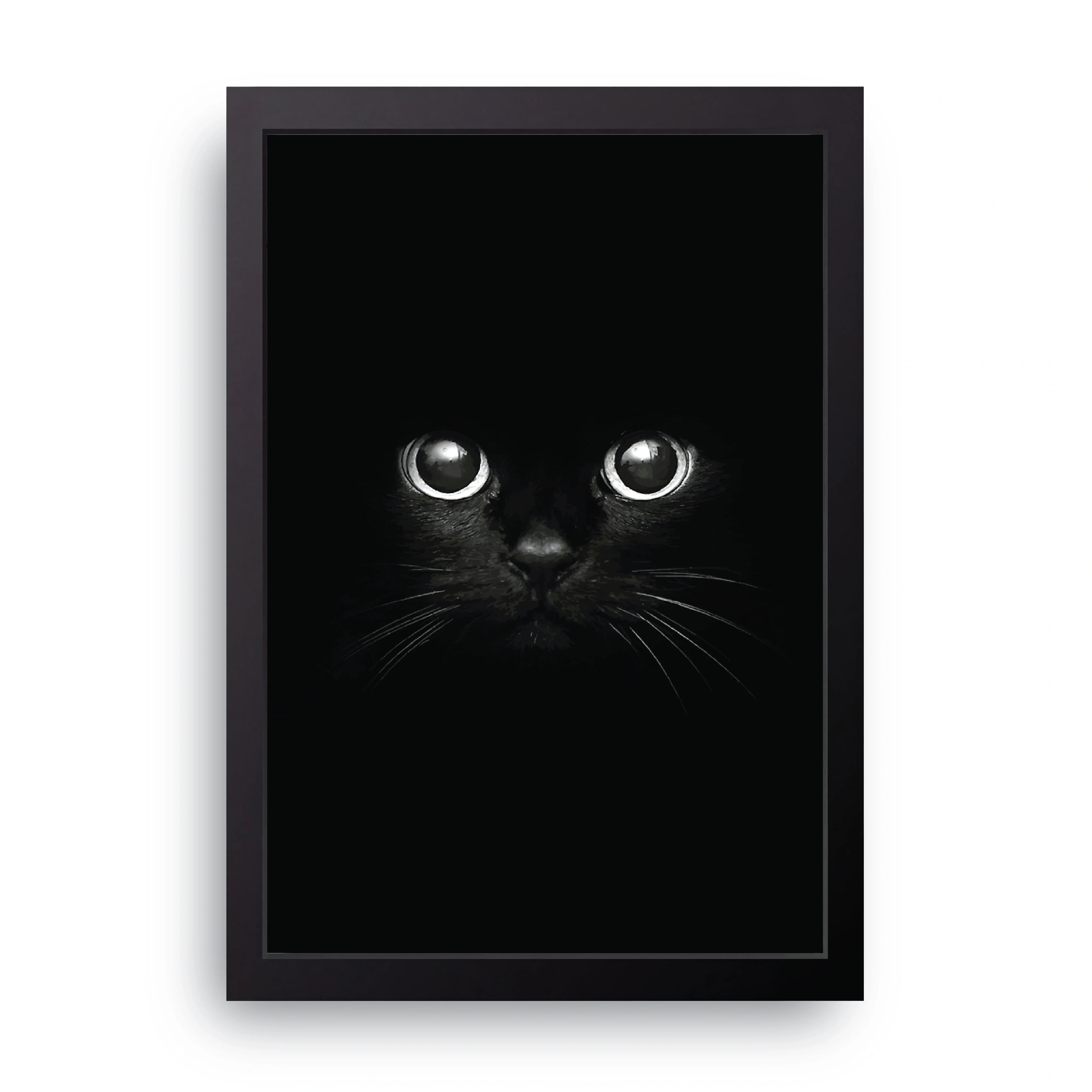 Cat Eyes framed wall art print — HIBR