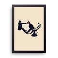 Dentist Chair framed wall art print — HIBR