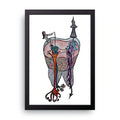 Tooth Fantasy framed wall art print — HIBR