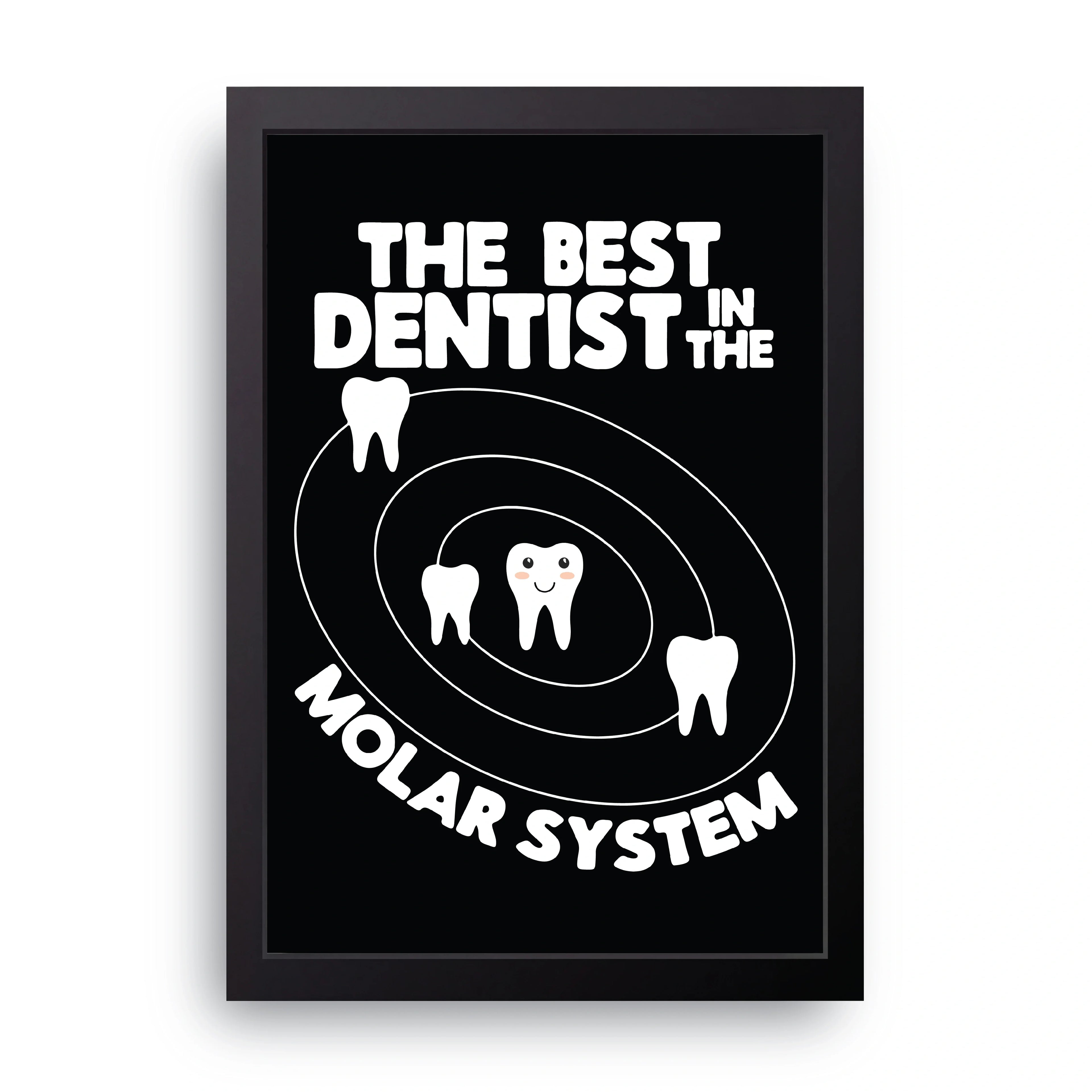Molar System framed wall art print — HIBR