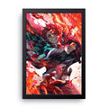 DEMON SLAYER 2 framed wall art print — HIBR