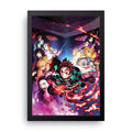 DEMON SLAYER 3 framed wall art print — HIBR