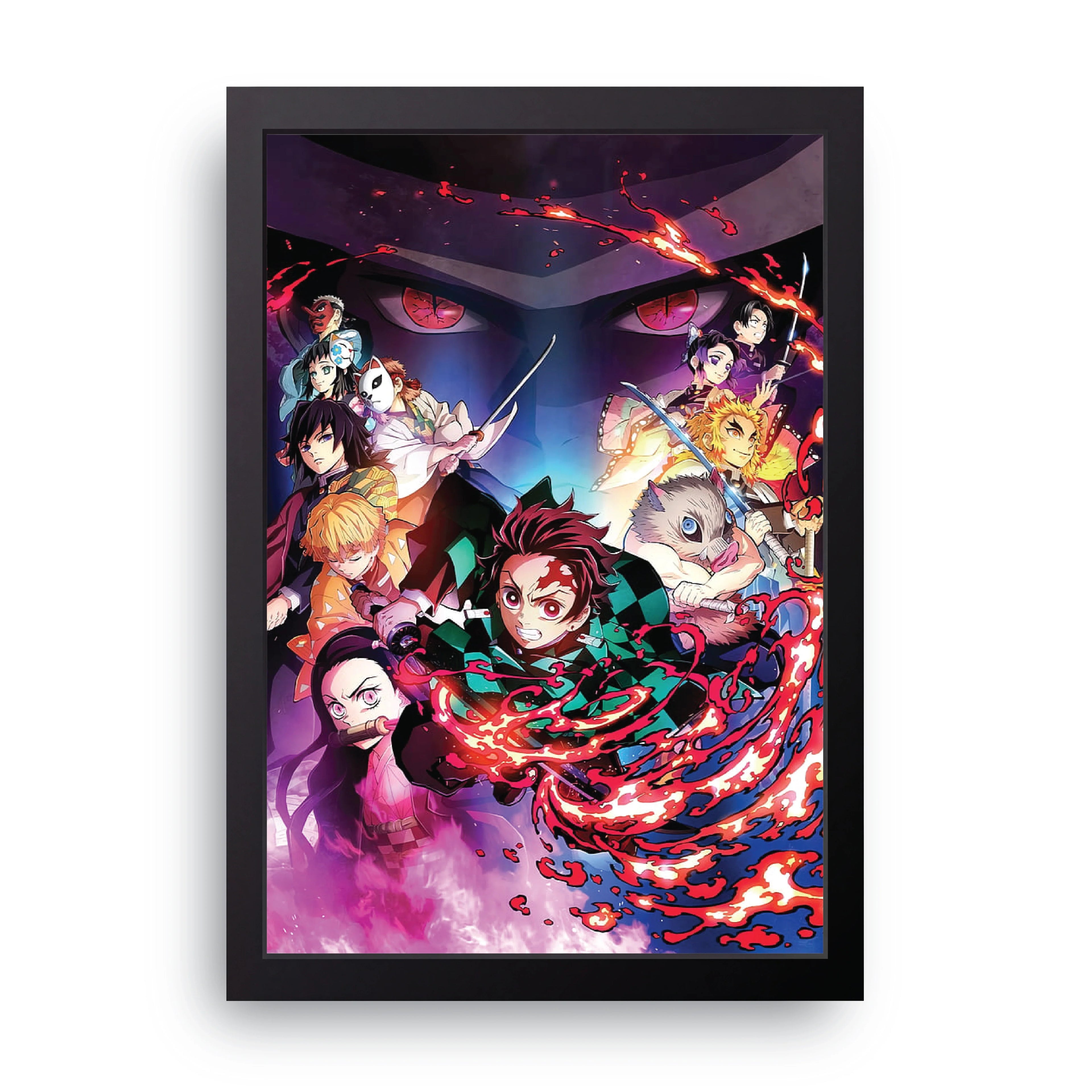 DEMON SLAYER 3 framed wall art print — HIBR