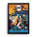 DEMON SLAYER 4 framed wall art print — HIBR
