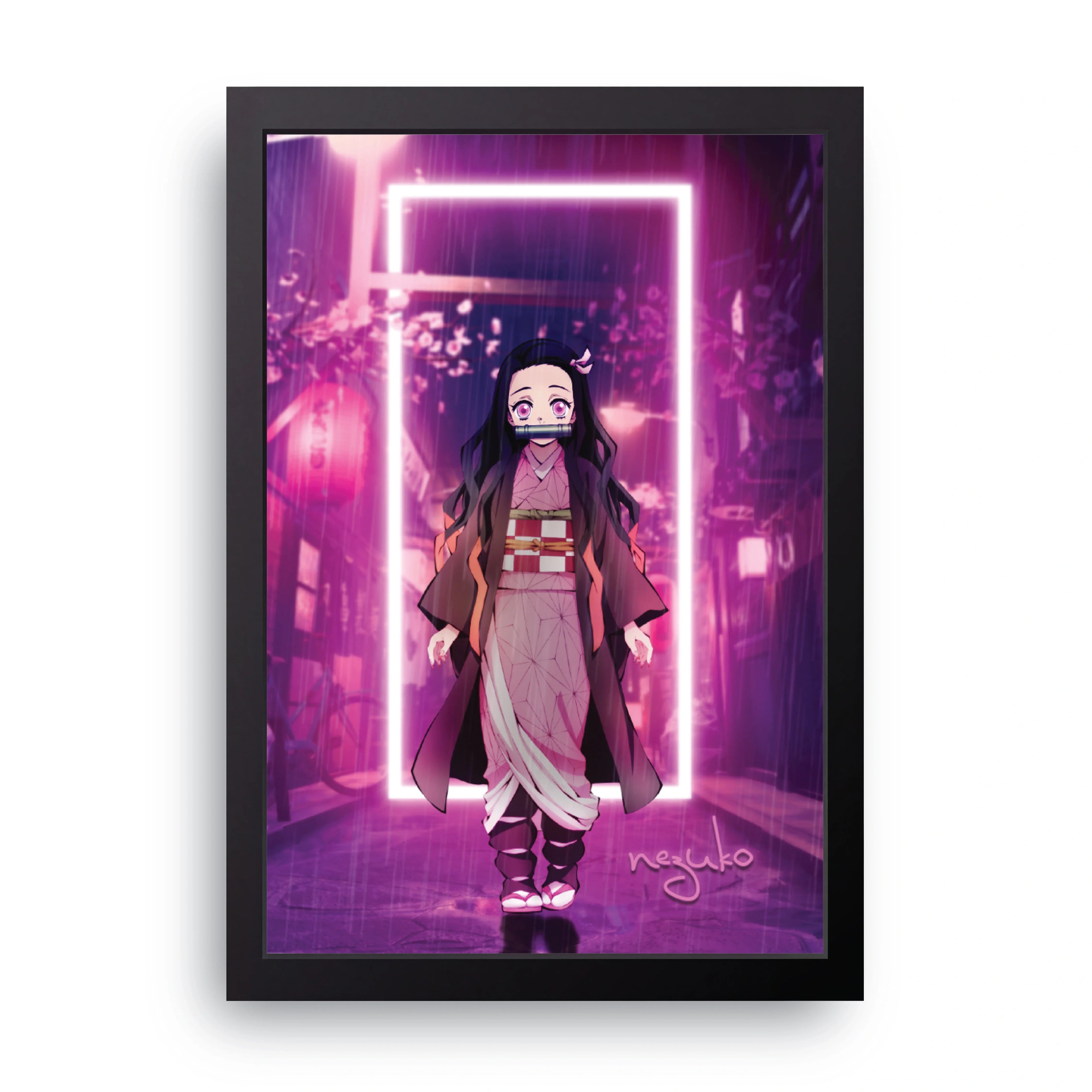 DEMON SLAYER 6 framed wall art print — HIBR
