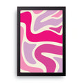 Pink Haze framed wall art print — HIBR