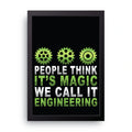 Engineering Magic framed wall art print — HIBR
