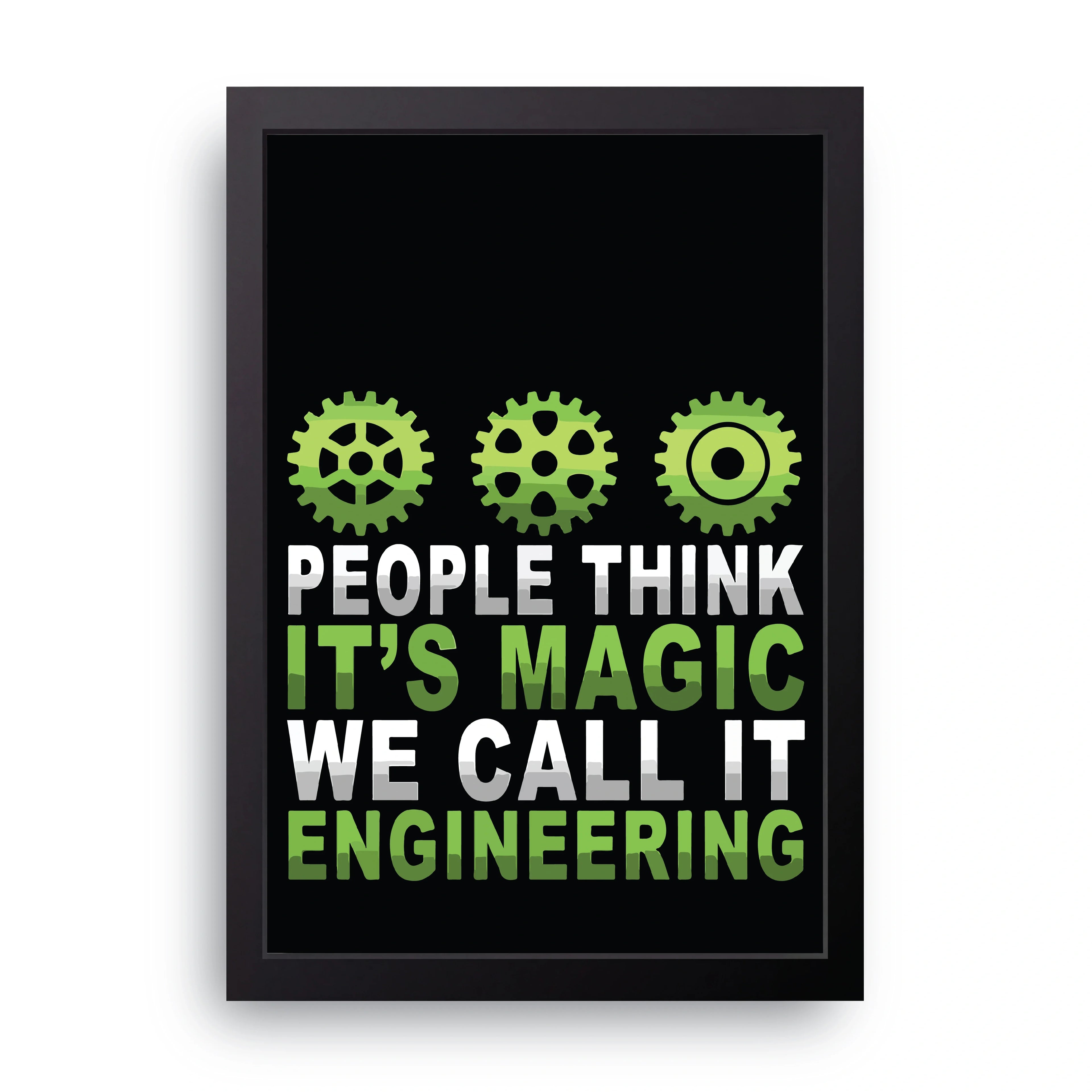 Engineering Magic framed wall art print — HIBR