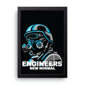 Engineers New Normal framed wall art print — HIBR