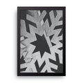 Snowflake framed wall art print — HIBR