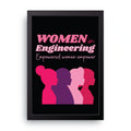 Women Empower Women framed wall art print — HIBR