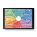 Electrical Engineering Map framed wall art print — HIBR