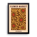Flower Market Copenhagen framed wall art print — HIBR