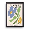 Flower Market Edinburgh framed wall art print — HIBR