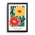 Flower Market Sunflowers framed wall art print — HIBR