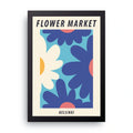 Flower Market Helsinki framed wall art print — HIBR
