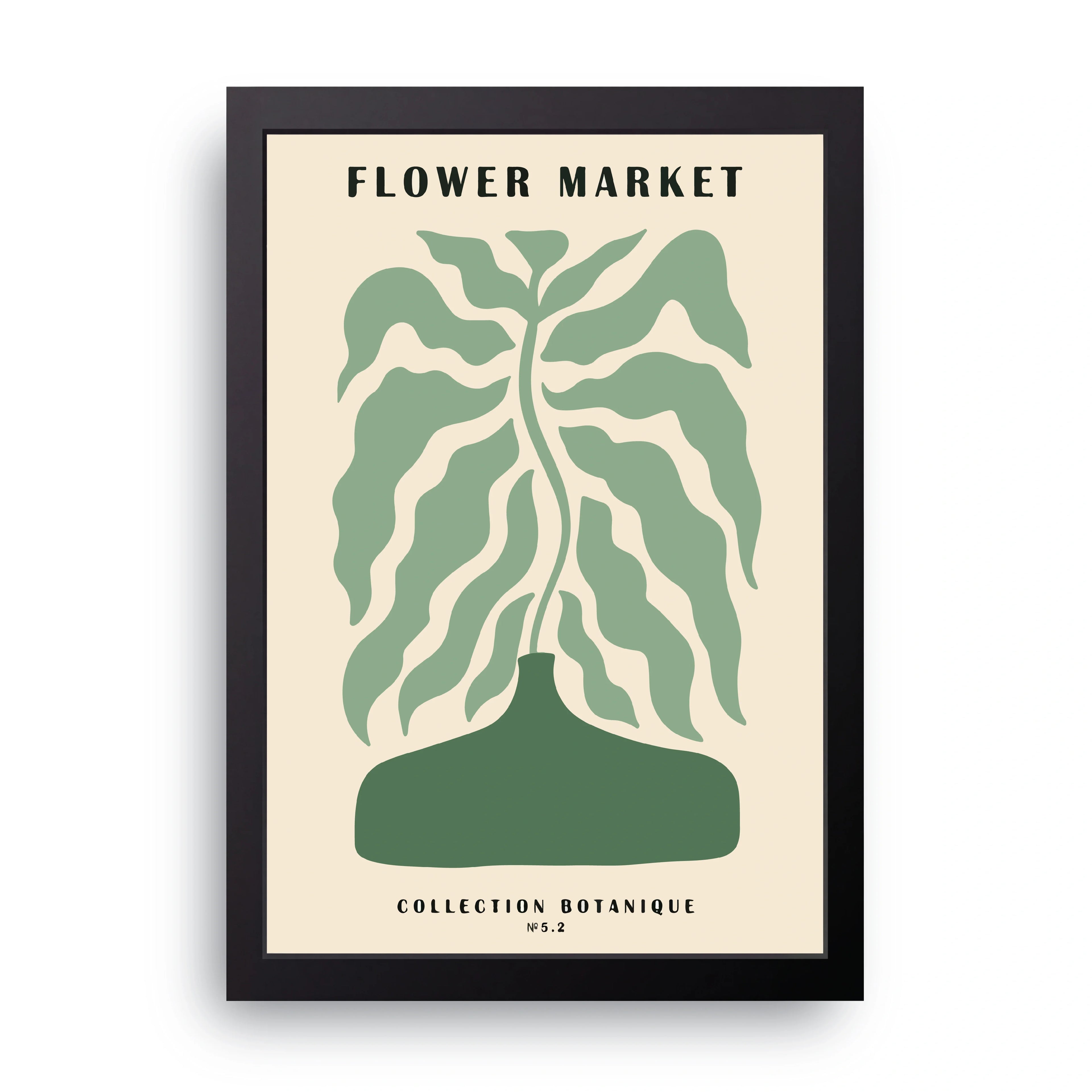 Botanique Vase framed wall art print — HIBR