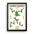 Flower Market Tallinn framed wall art print — HIBR