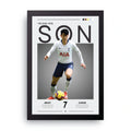 Son Heung-min framed wall art print — HIBR