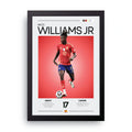 Nico Williams framed wall art print — HIBR