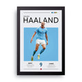 Erling Haaland framed wall art print — HIBR