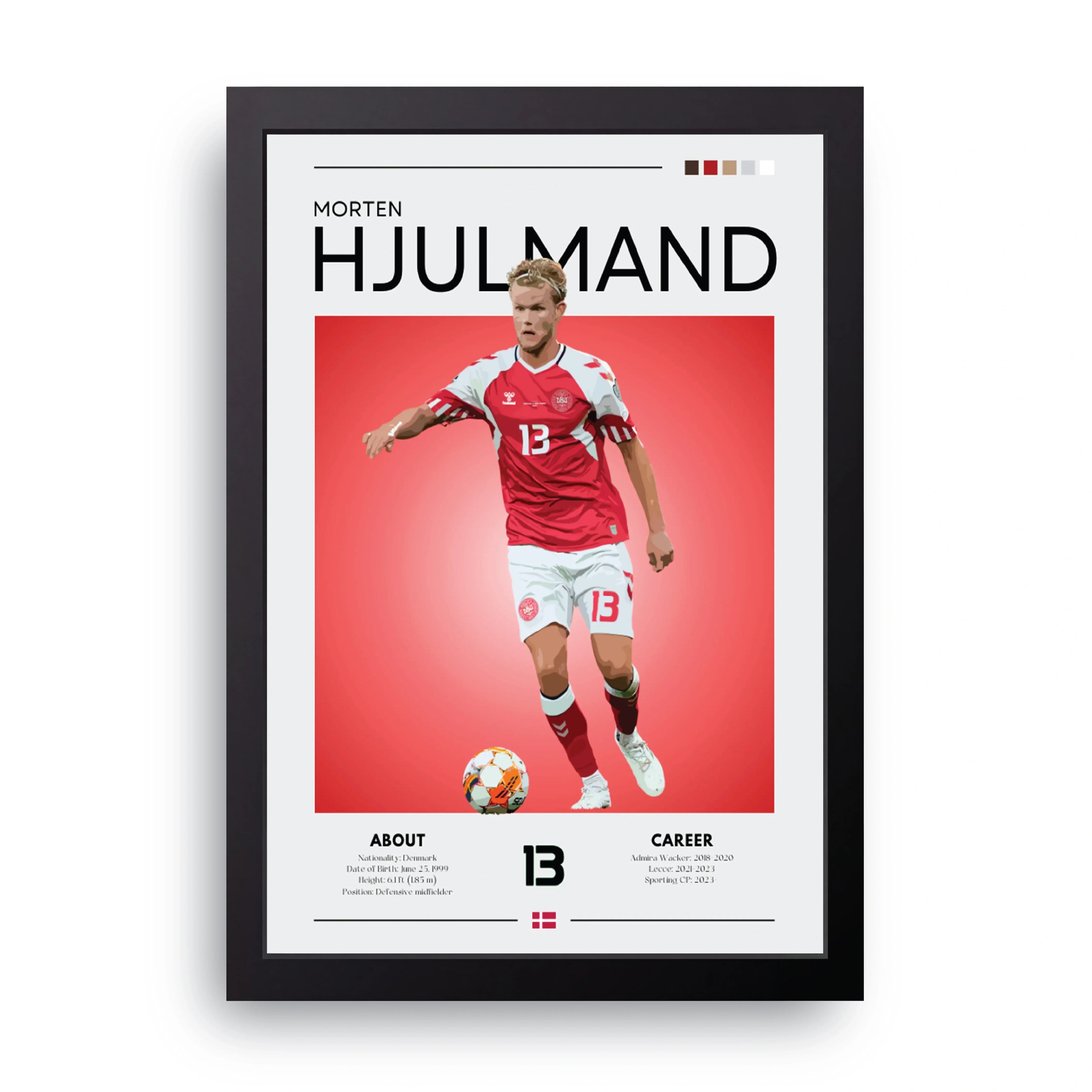 Morten Hjulmand framed wall art print — HIBR