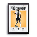 Antonio Rudiger framed wall art print — HIBR