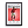 David Beckham framed wall art print — HIBR