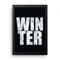 Frozen Winter framed wall art print — HIBR