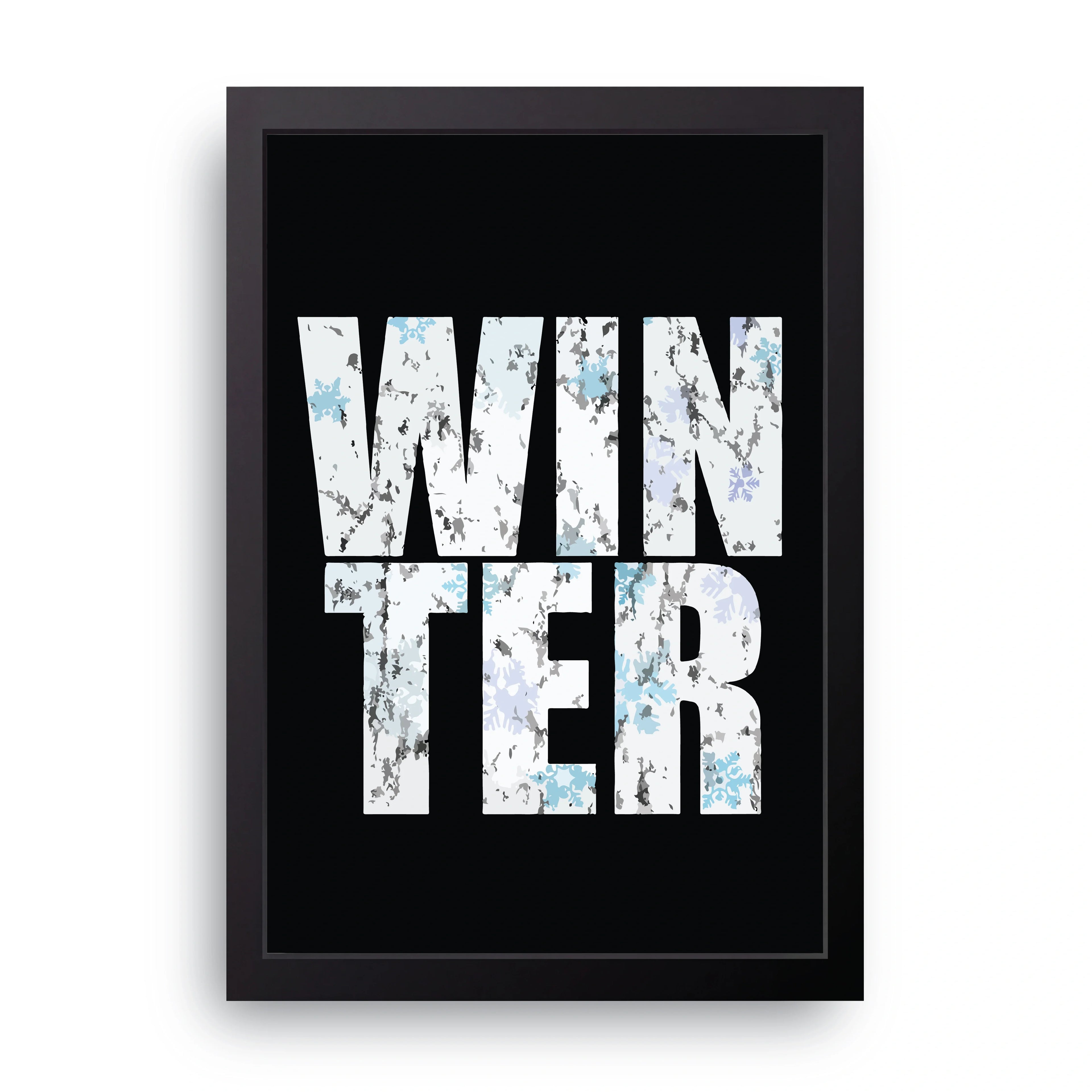 Frozen Winter framed wall art print — HIBR
