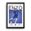 Enzo Fernandez framed wall art print — HIBR