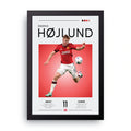 Rasmus Hojlund framed wall art print — HIBR