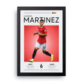 Lisandro Martinez framed wall art print — HIBR