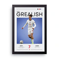 Jack Grealish framed wall art print — HIBR